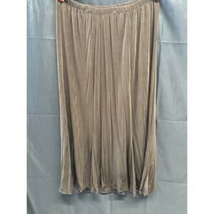 Maggie Barnes Long Skirt NWT 0X 14/16 Acetate/Spandex